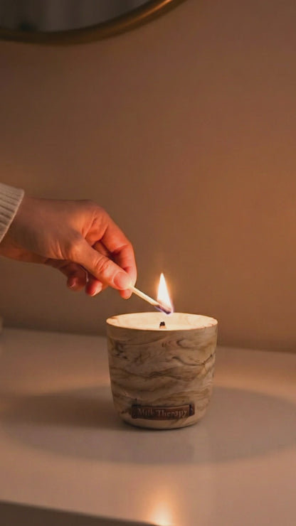 Indulge in Tranquility with Our Luxury Tonka Bean Candle - Ciúnas