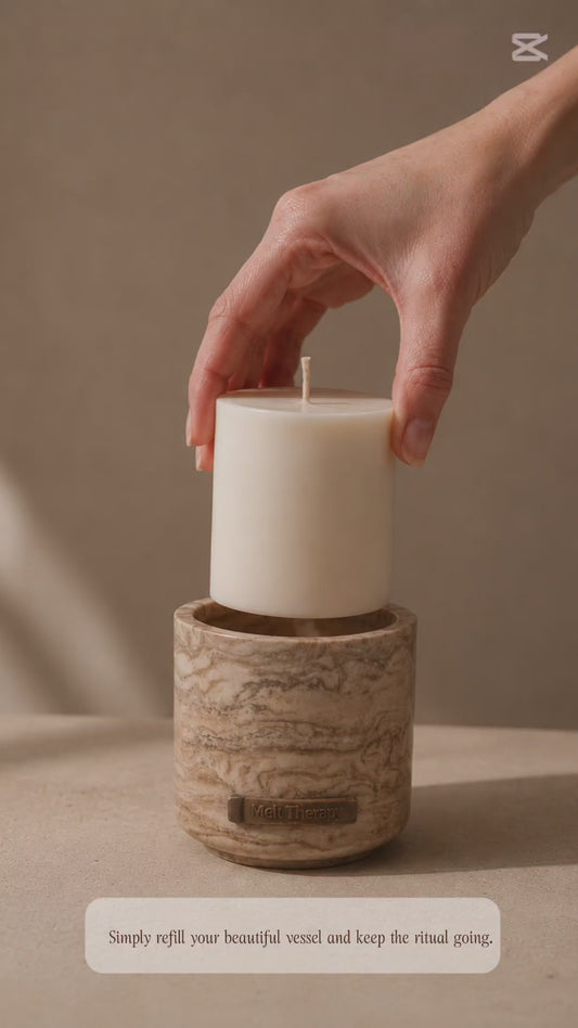 Eco-Friendly Candle Refill – Pure Coconut Rapeseed Wax for a Relaxing Home