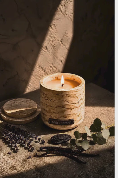Indulge in Tranquility with Our Luxury Tonka Bean Candle - Ciúnas